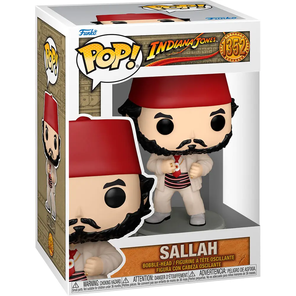 Indiana Jones POP! Movies Figurka Vinyl Sallah 9 cm zdjęcie produktu