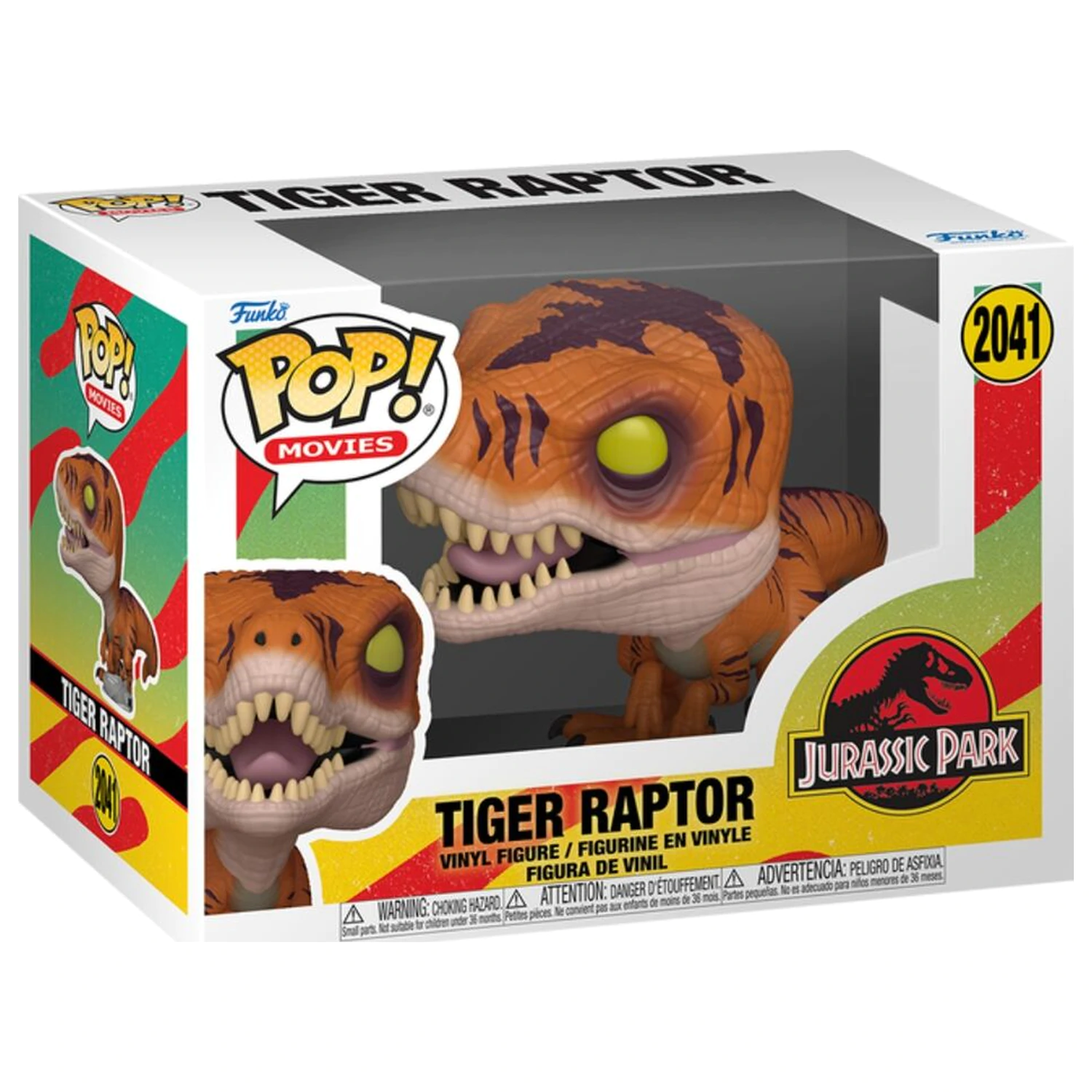 Figurka Funko POP Jurassic Park Tiger Raptor zdjęcie produktu