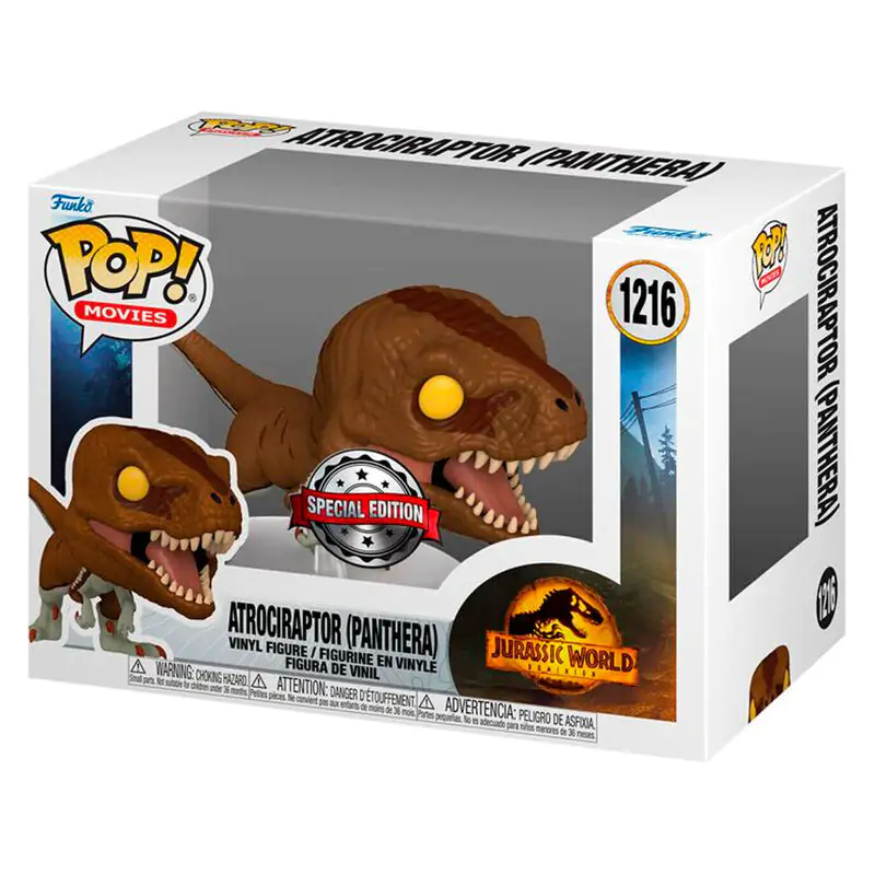 Figurka POP Jurassic World 3 Atrociraptor Panthera Exclusive zdjęcie produktu