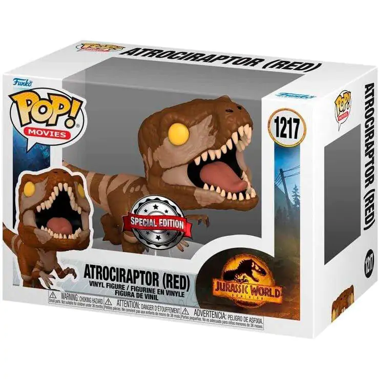 Figurka POP Jurassic World 3 Atrociraptor Red Exclusive zdjęcie produktu