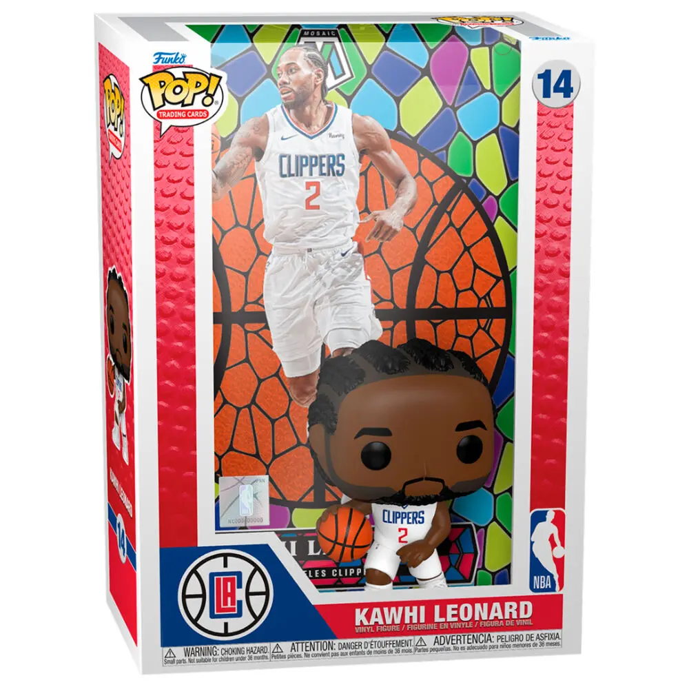 NBA POP! Figurka winylowa Karty Kolekcjonerskie Kawhi L (Mozaika) 9 cm zdjęcie produktu