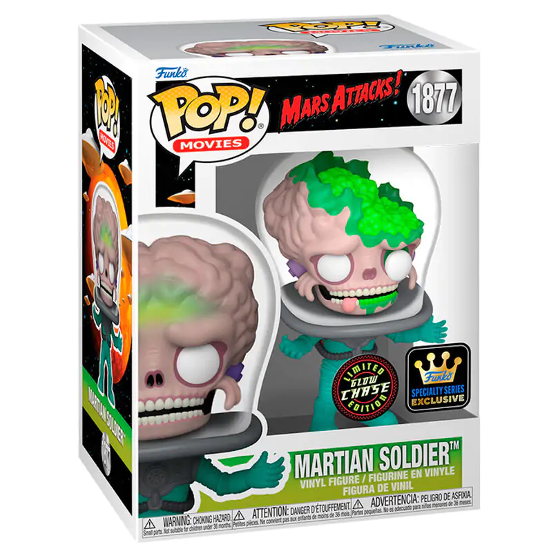 Funko POP figurka Mars Attacks Martian Soldier Exclusive Chase zdjęcie produktu