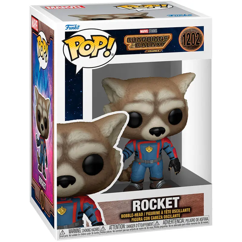 Strażnicy Galaktyki Vol. 3 POP! Figurka Vinyl Rocket 9 cm zdjęcie produktu