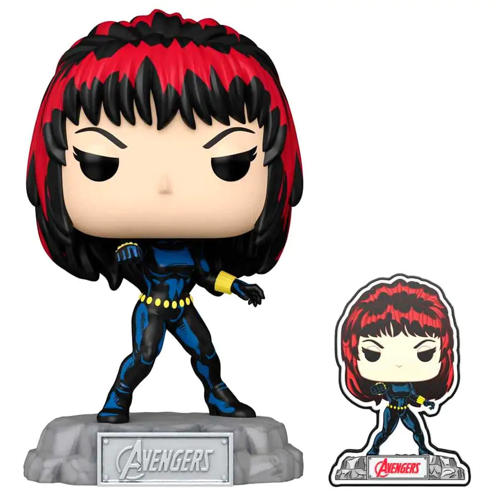 Figurka Funko POP Marvel Avengers 60th Anniversary Comic Black Widow with Pin Exclusive zdjęcie produktu