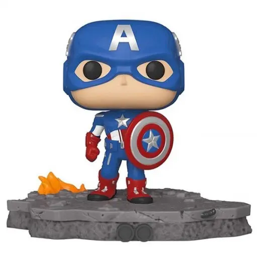 Avengers POP! Deluxe Figurka Vinyl Captain America (Assemble) 9 cm zdjęcie produktu