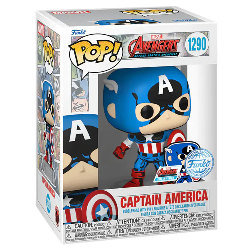 Figurka POP Marvel Avengers Kapitan Ameryka Exclusive zdjęcie produktu