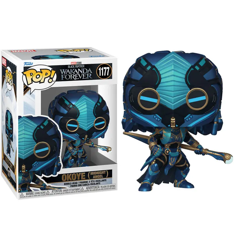 Black Panther: Wakanda Forever POP! Figurka Marvel Vinyl Okoye (Midnight Angel) 9 cm zdjęcie produktu