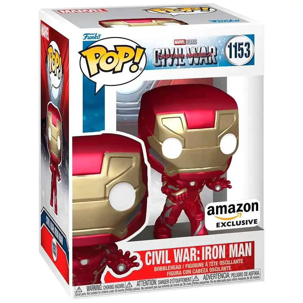 Figurka Funko POP Marvel Civil War Kapitan Ameryka - Civil War Iron Man Exclusive zdjęcie produktu