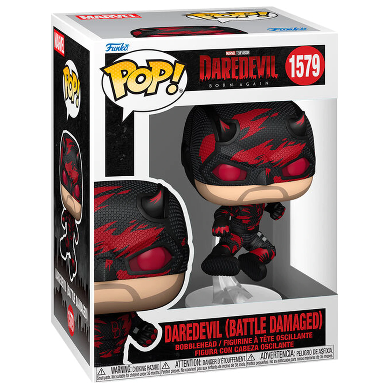 Funko POP figurka Marvel Daredevil Born Again Daredevil Battle Damaged zdjęcie produktu