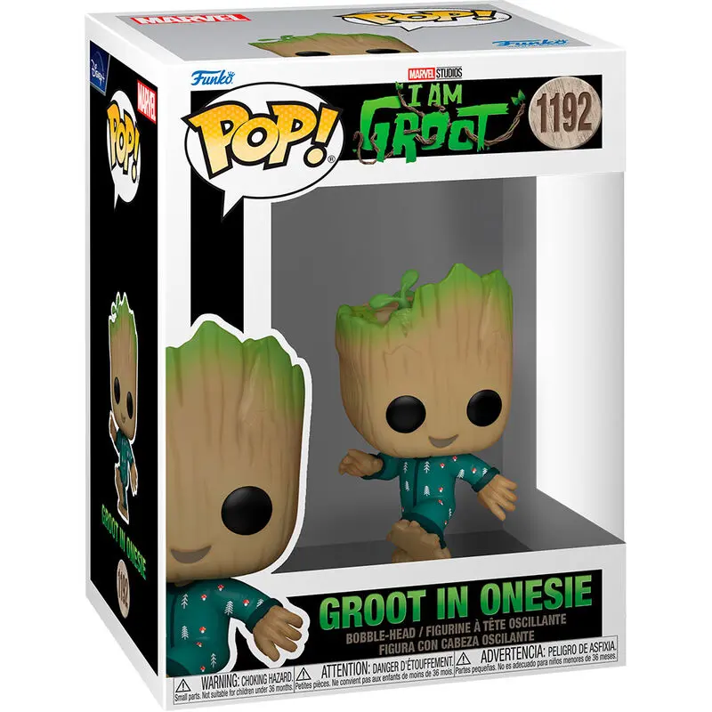 I Am Groot POP! Figurka winylowa Groot PJs (dancing) 9 cm zdjęcie produktu