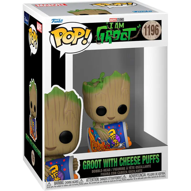 I Am Groot POP! Figurka Vinyl Groot z Chrupkami Serowymi 9 cm zdjęcie produktu
