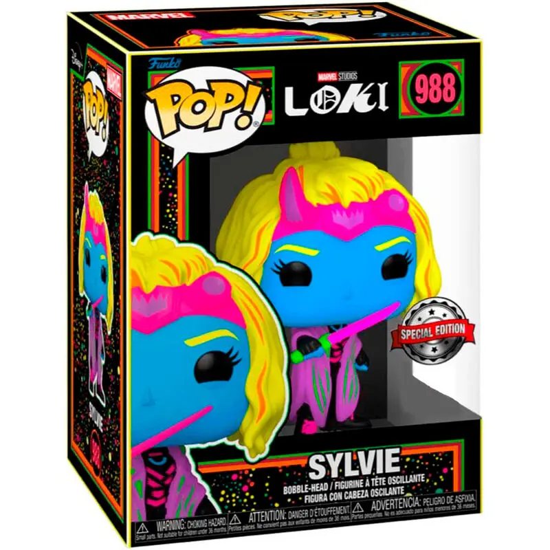 Figurka POP Marvel Loki Sylvie Black Light Exclusive zdjęcie produktu