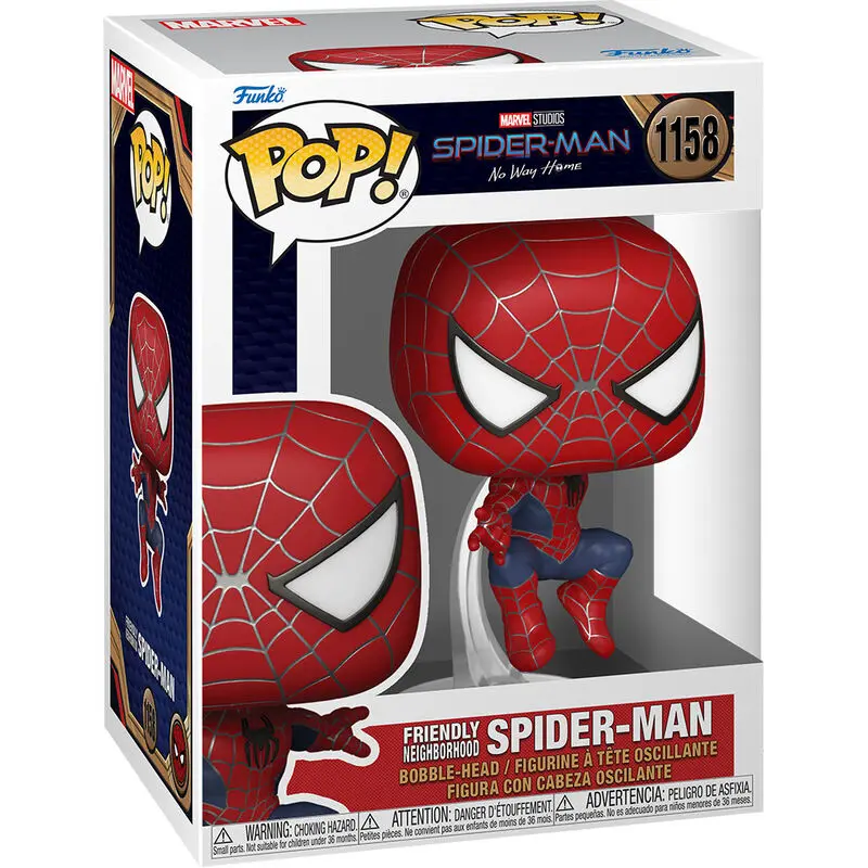 Spider-Man: No Way Home POP! Figurka winylowa Marvel Friendly Neighborhood 9 cm zdjęcie produktu