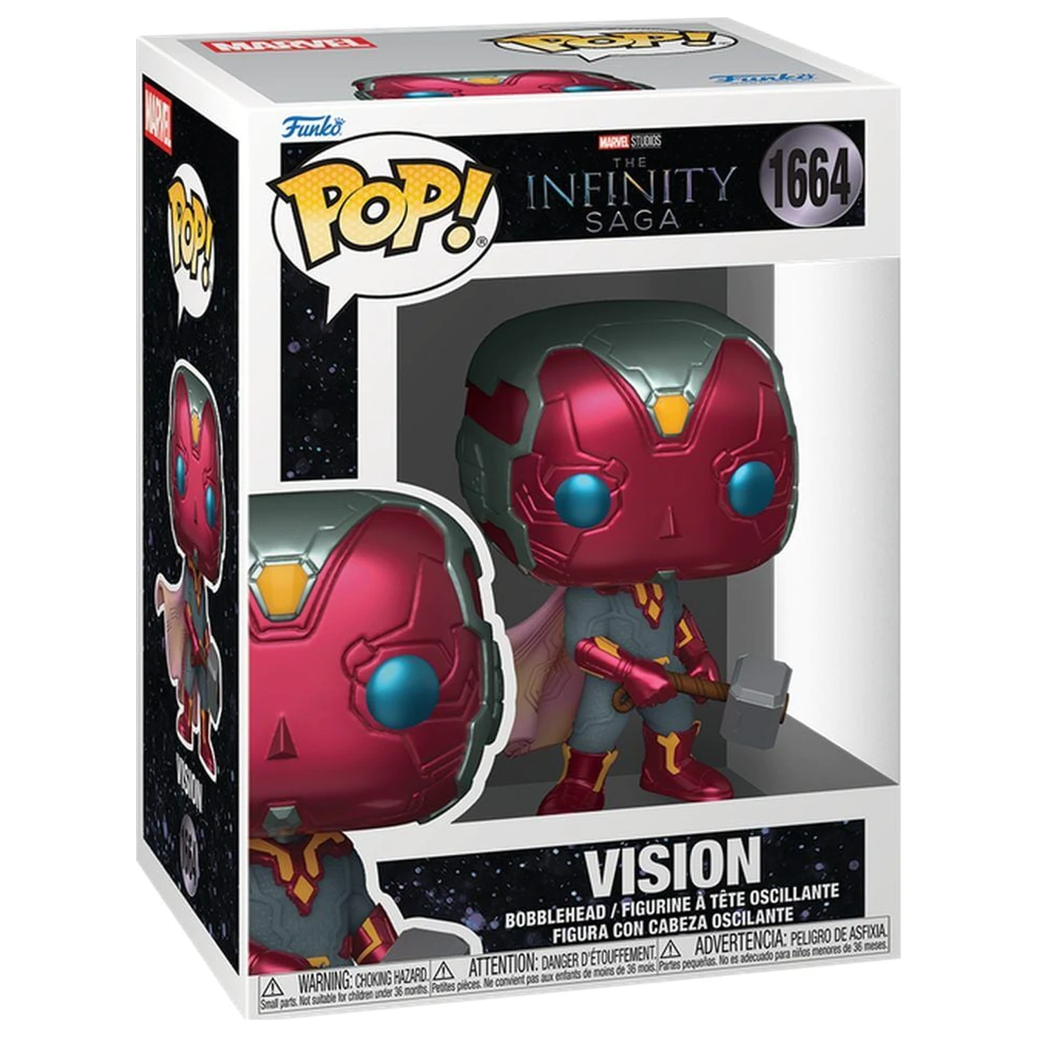Figurka Funko POP Marvel Studios The Infinity Saga Vision with Mjölnir zdjęcie produktu