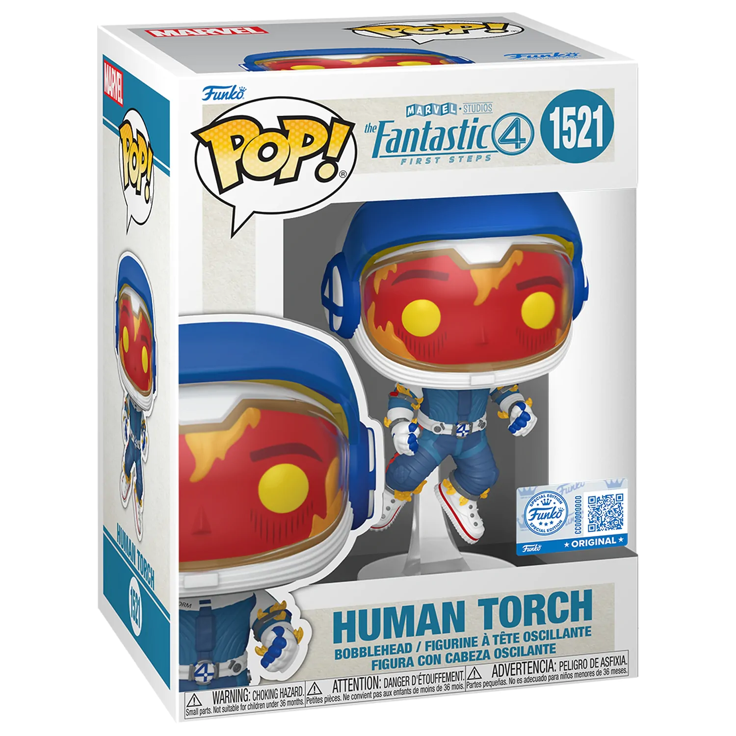 Funko POP figurka Marvel Fantastyczna Czwórka Ludzka Pochodnia zdjęcie produktu