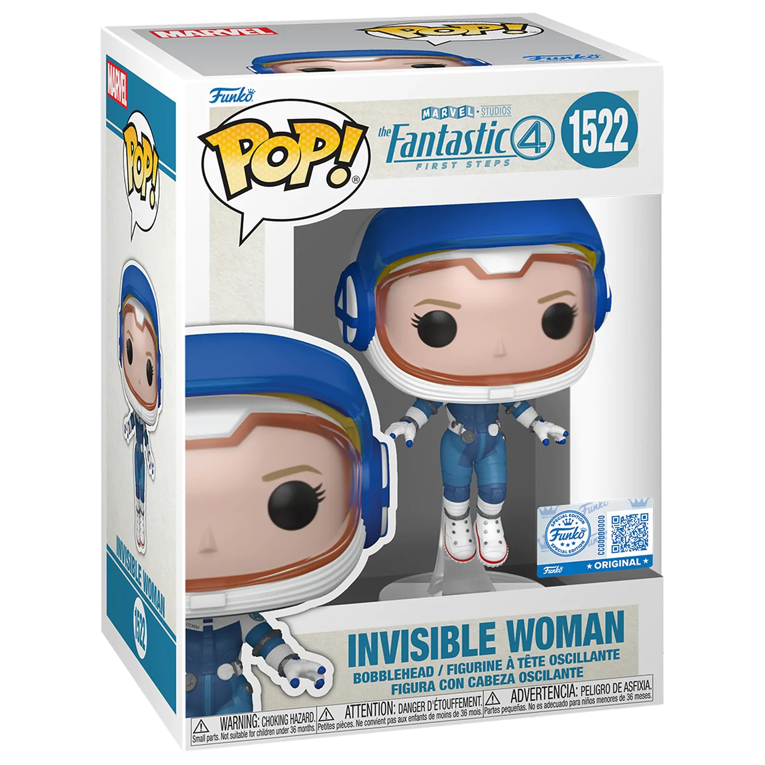 Funko POP figurka Marvel The Fantastic 4 Niewidzialna Kobieta zdjęcie produktu