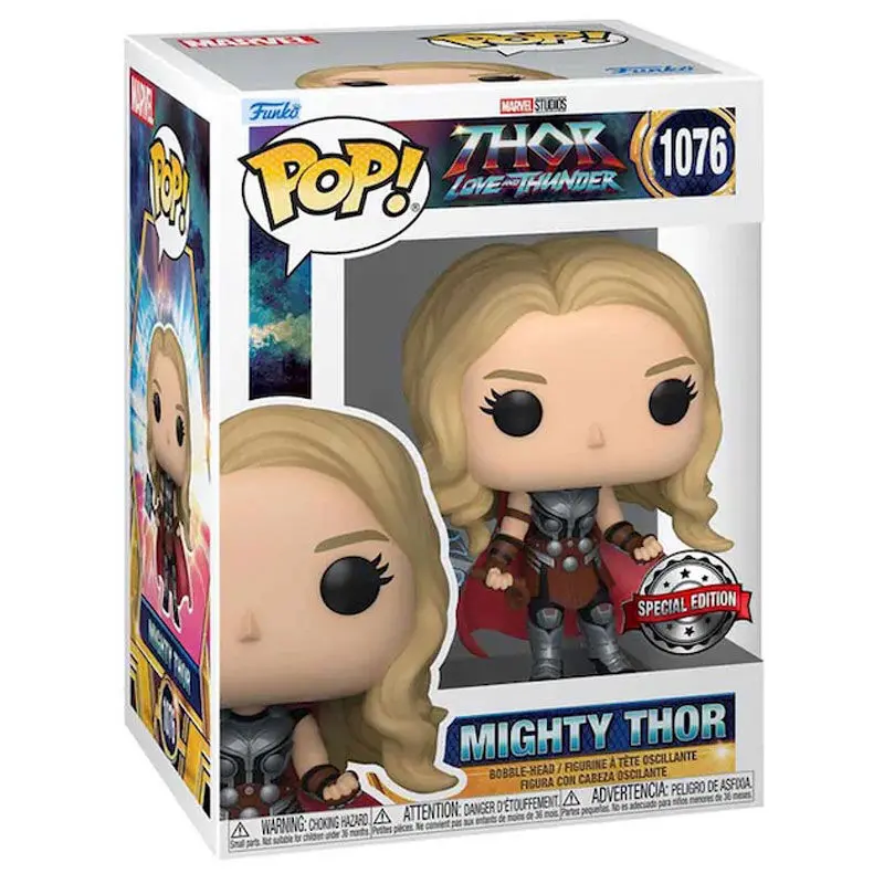 Thor: Miłość i grom POP! Marvel Vinyl Figure Mighty Thor 9 cm zdjęcie produktu