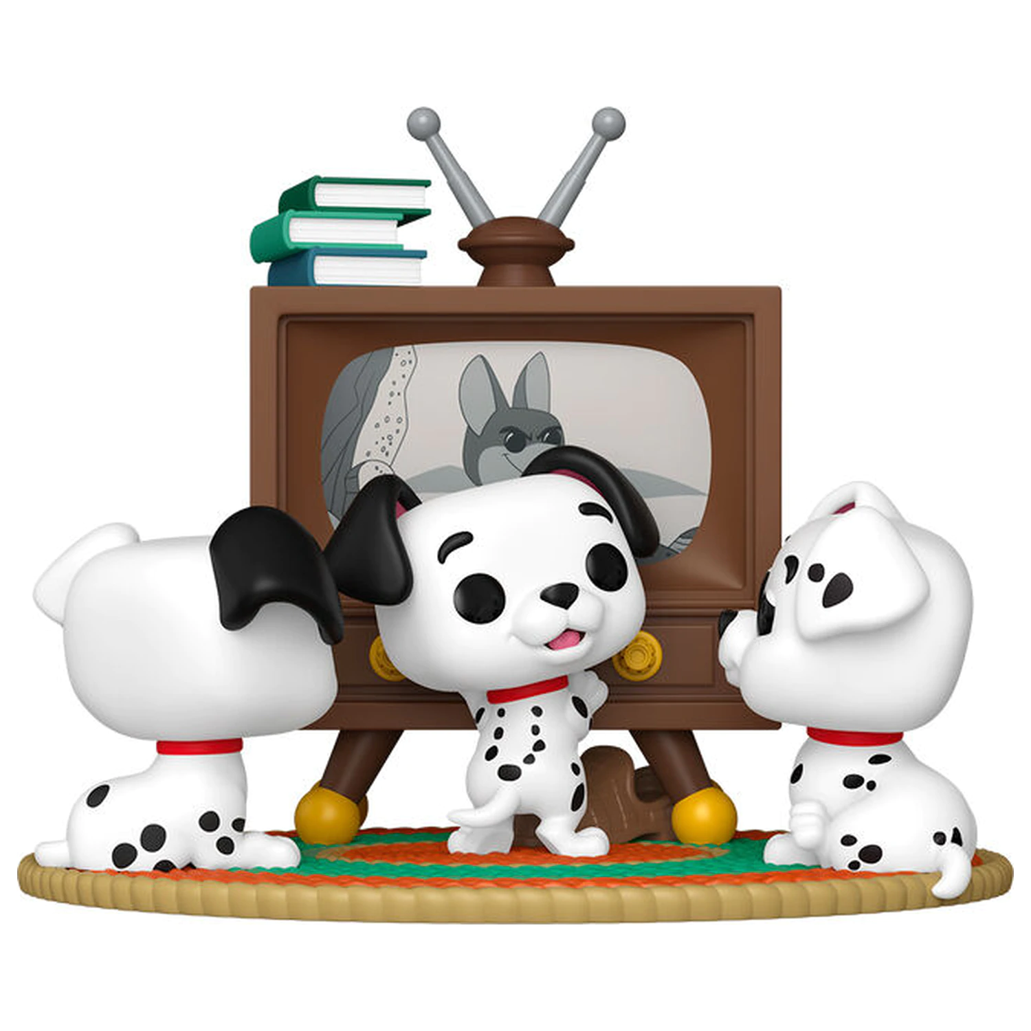 Figurka Funko POP Moment Disney 101 Dalmatas Rolly Patch & Lucky with TV zdjęcie produktu