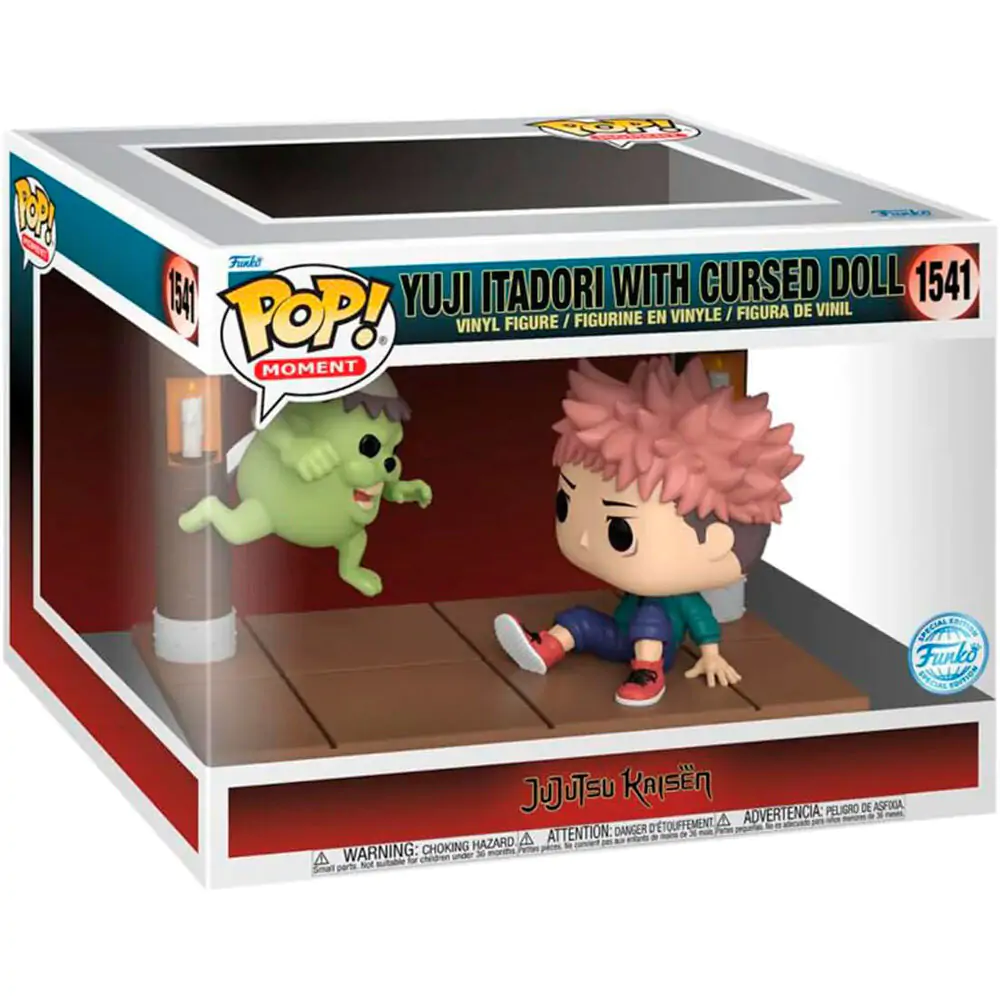 Figurka Funko POP Moment Jujutsu Kaisen Yuji Itadori z Przeklętą Lalką Exclusive zdjęcie produktu