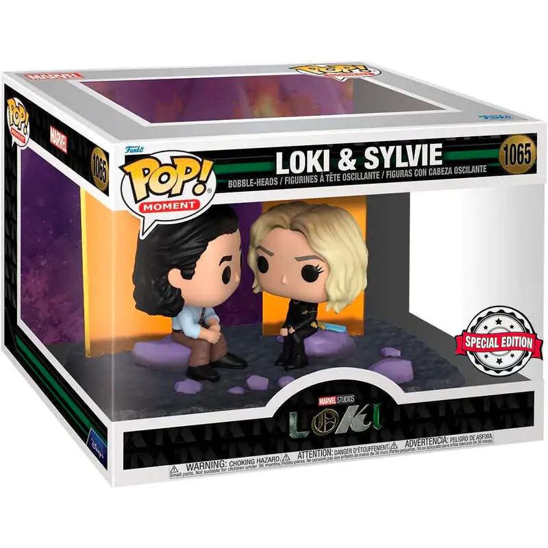 Figurka POP Moment Marvel Loki - Loki i Sylvie Exclusive zdjęcie produktu