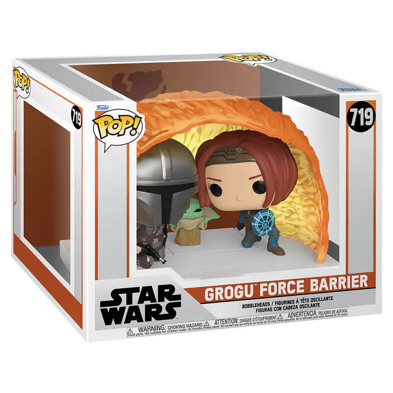 Funko POP figure Moments Star Wars The Mandalorian Grogu Bariera Mocy zdjęcie produktu