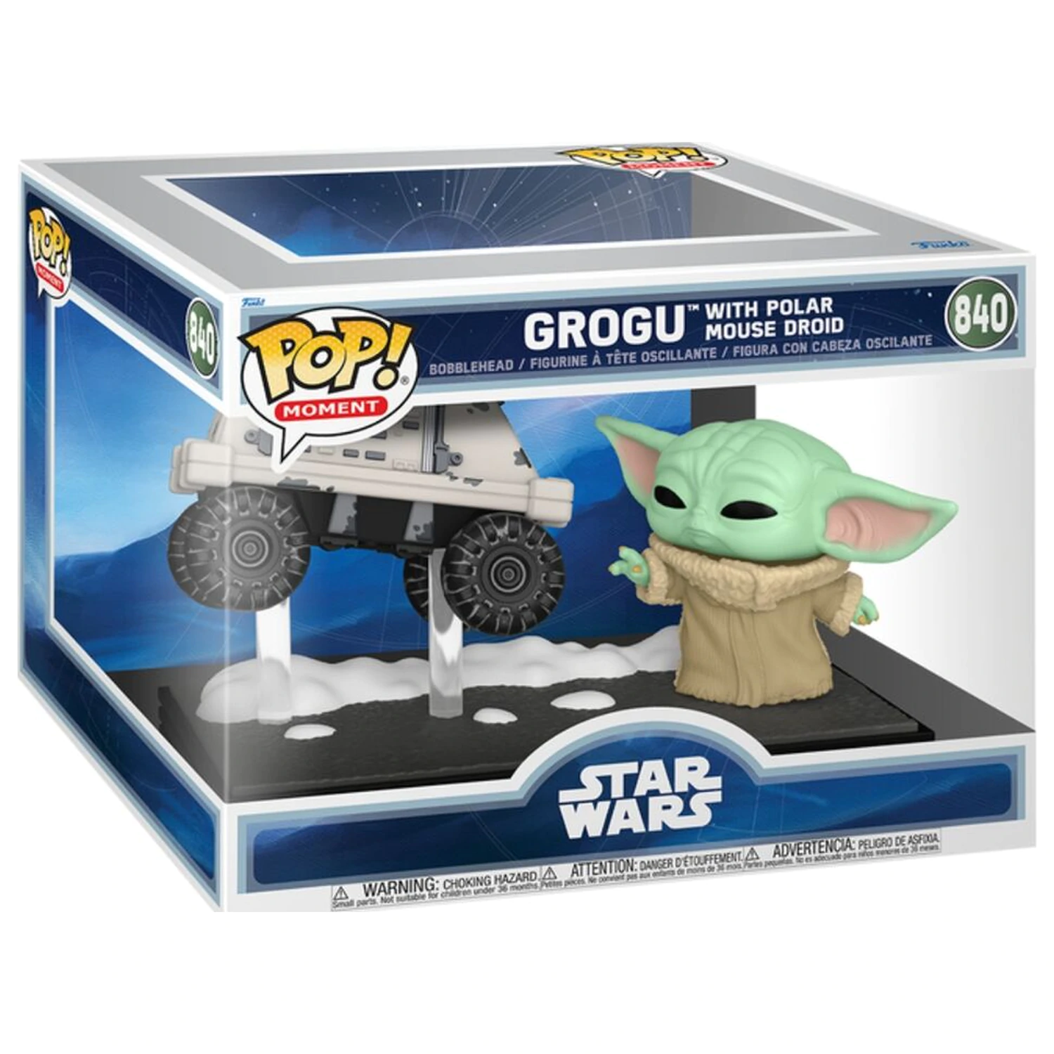 Figurka Funko POP Moments Star Wars: The Mandalorian & Grogu - Grogu with Polar Mouse Droid zdjęcie produktu