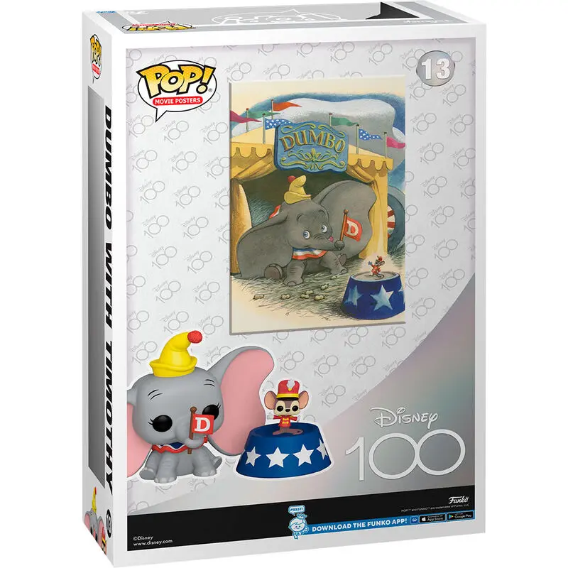 Disney's 100th Anniversary POP! Plakat Filmowy & Figurka Dumbo 9 cm zdjęcie produktu