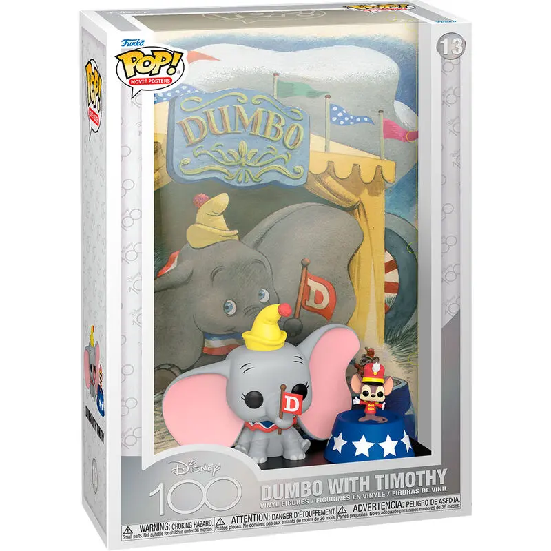 Disney's 100th Anniversary POP! Plakat Filmowy & Figurka Dumbo 9 cm zdjęcie produktu