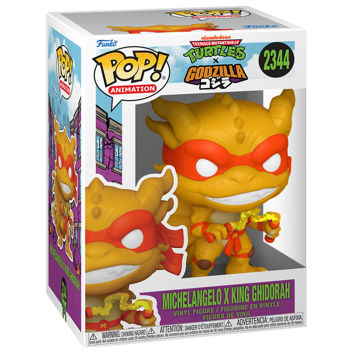Figurka Funko POP Mutant Ninja Turtles x Godzilla- Michelangelo X Ghidorah zdjęcie produktu