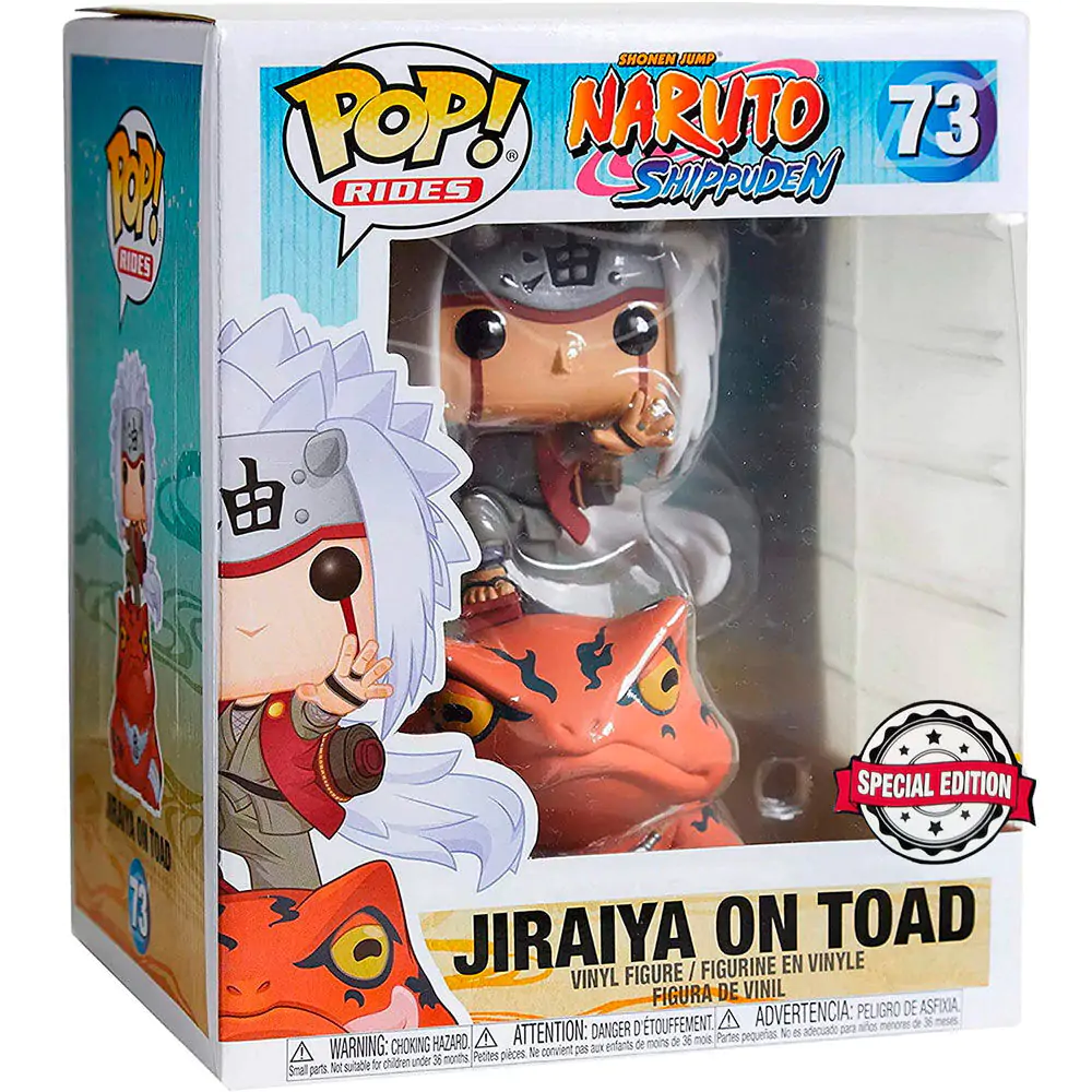 Figurka POP Naruto Shippuden Jiraiya na Żabie Exclusive zdjęcie produktu