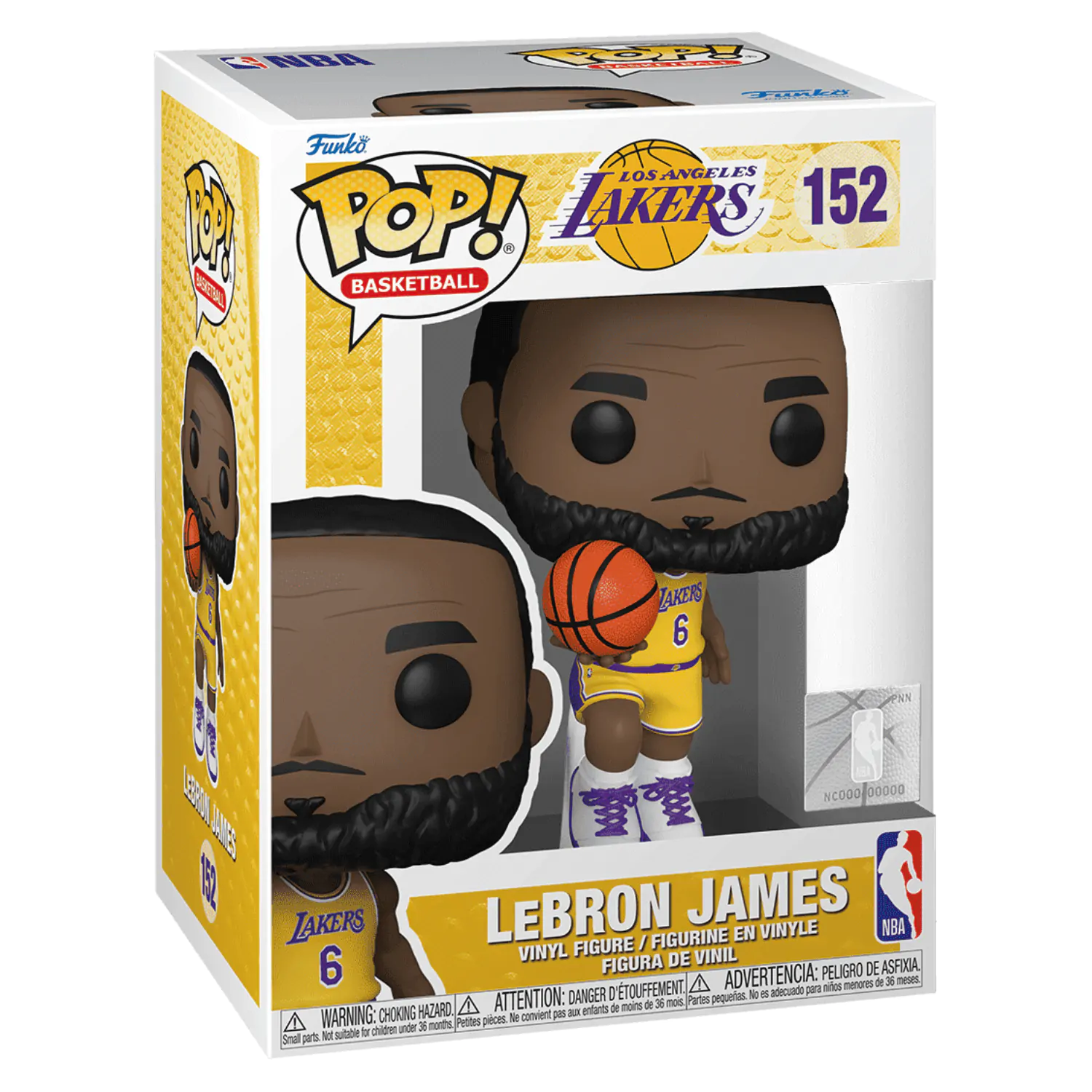 NBA POP! Figurka winylowa Sports LeBron James (Lakers) 9 cm zdjęcie produktu