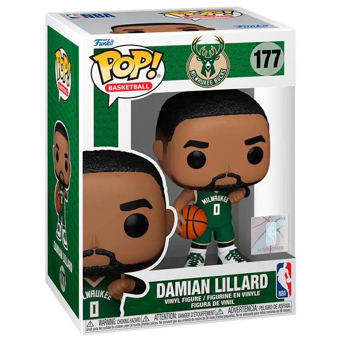 Figurka Funko POP NBA Milwaukee Bucks Damian Lillard zdjęcie produktu