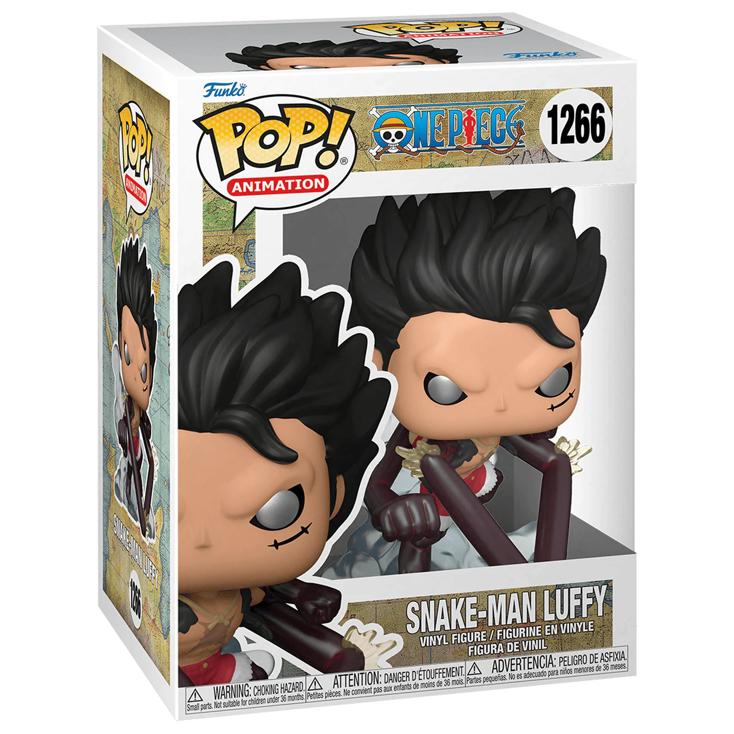 One Piece POP! Figurka winylowa Television Snake-Man Luffy 9 cm zdjęcie produktu