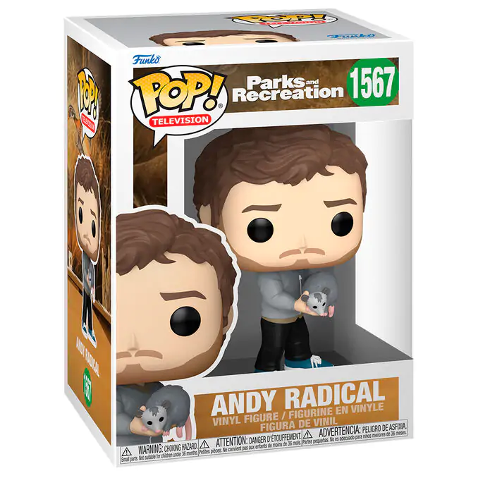 Figurka Funko POP Parks and Recreation Andy Radical zdjęcie produktu