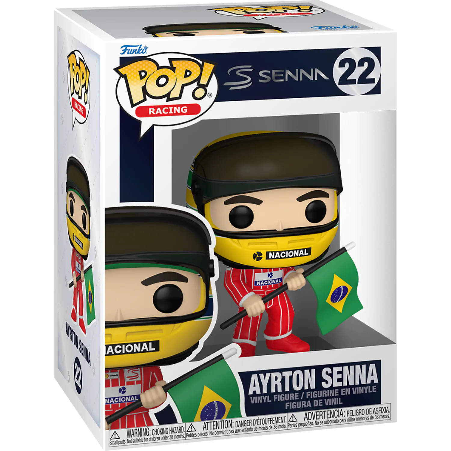 Funko POP figurka Racing Senna (Flaga Brazylii) zdjęcie produktu