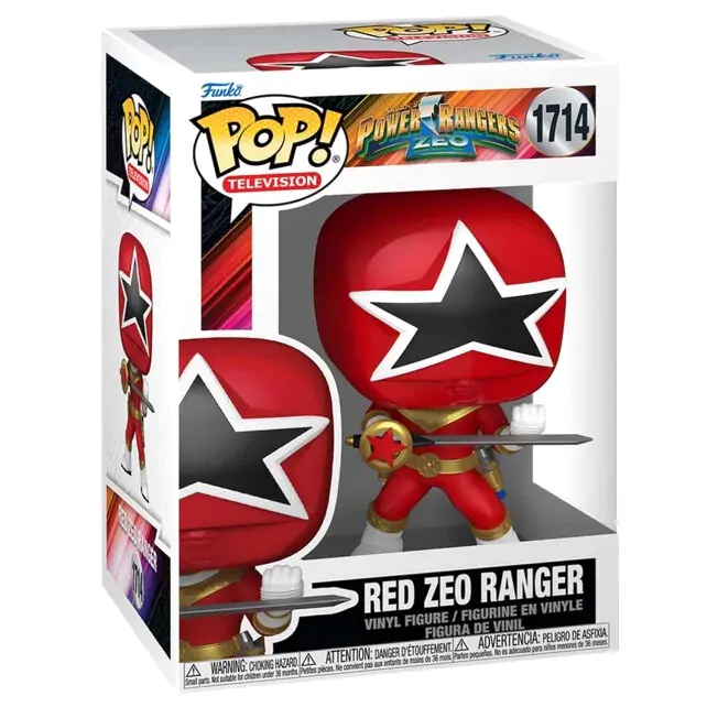 Figurka Funko POP Rangers Turbo - Red Zeo Ranger zdjęcie produktu
