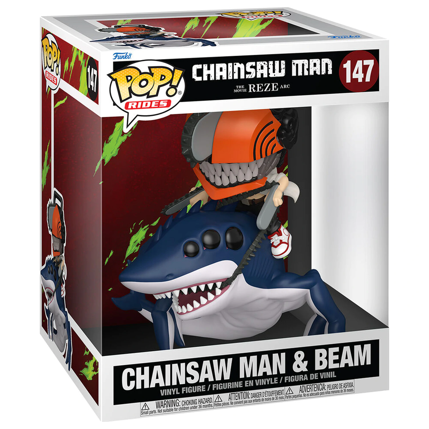 Funko POP figurka Ride Deluxe Chainsaw Man Arc Chainsaw Man & Beam zdjęcie produktu