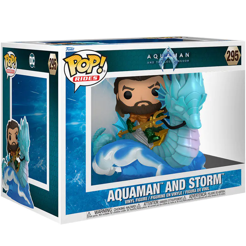 Figurka POP Ride Deluxe DC Comics Aquaman i Zaginione Królestwo Aquaman na Storm zdjęcie produktu