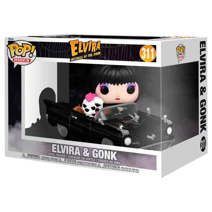 Figurka Funko POP Rides Deluxe Elvira Mistress of the Dark Elvira & Gonk zdjęcie produktu