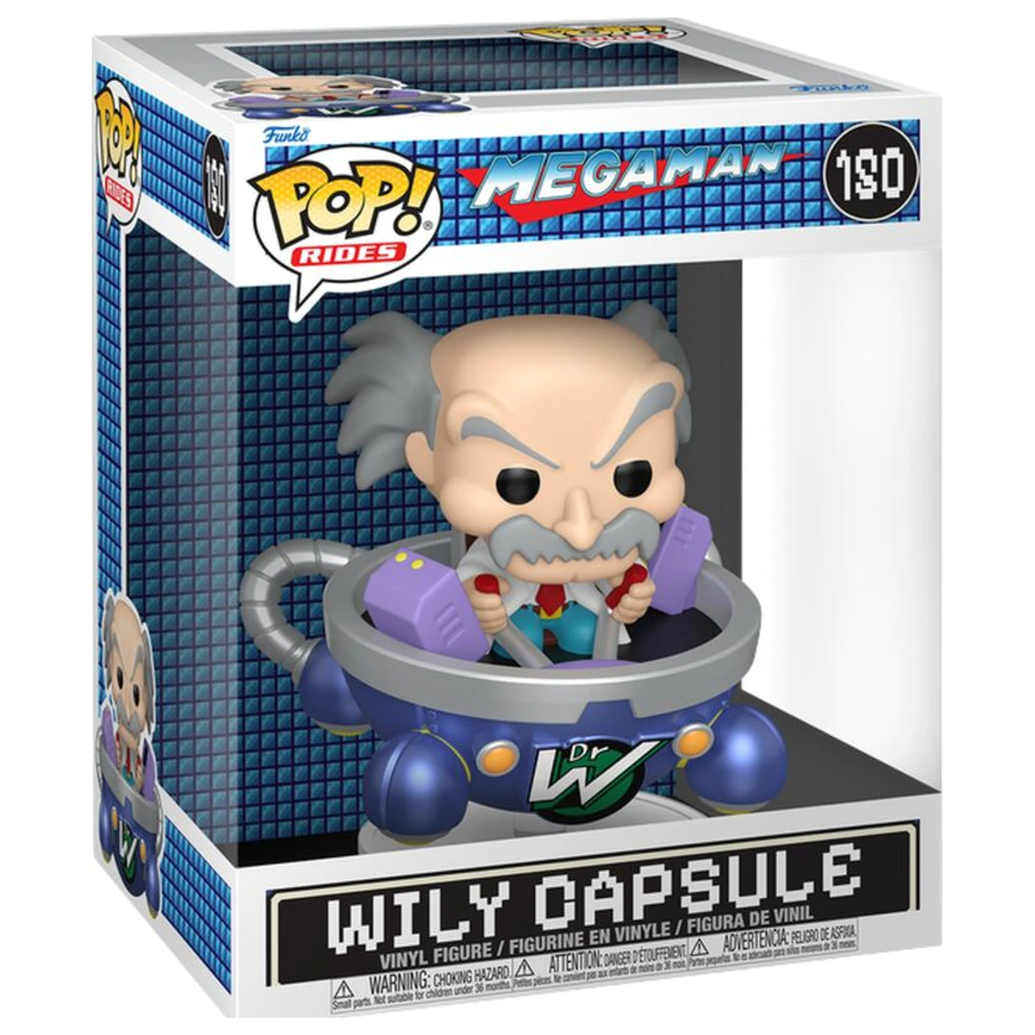 Figurka Funko POP Rides Deluxe Mega Man Dr. Wily in Wily Capsule zdjęcie produktu