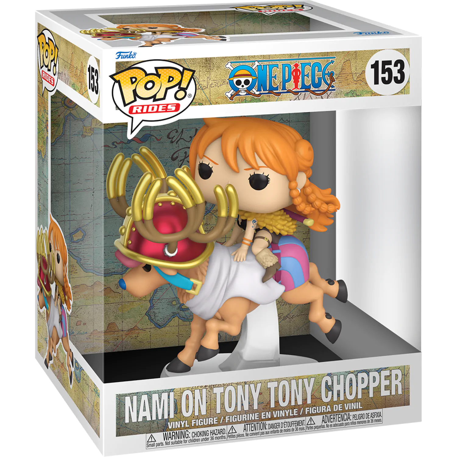 Funko POP figurka Rides Deluxe One Piece Nami na Tony Tony Chopper zdjęcie produktu