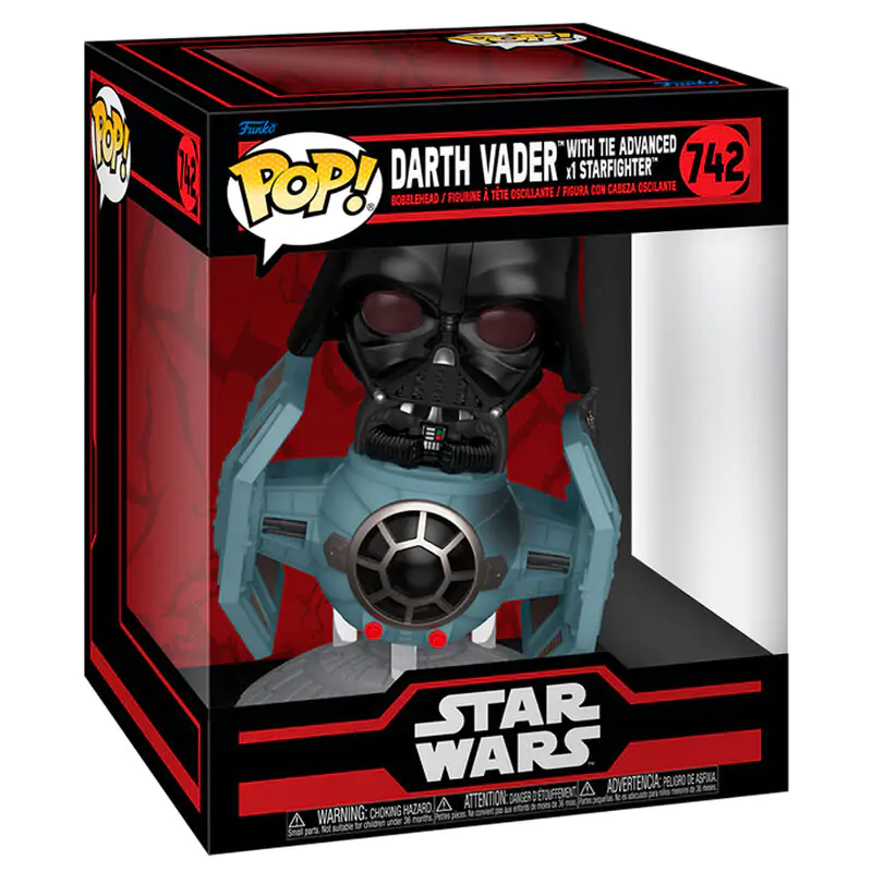 Funko POP figure Rides Deluxe Star Wars Darth Vader z Tie Advanced Starfighter zdjęcie produktu