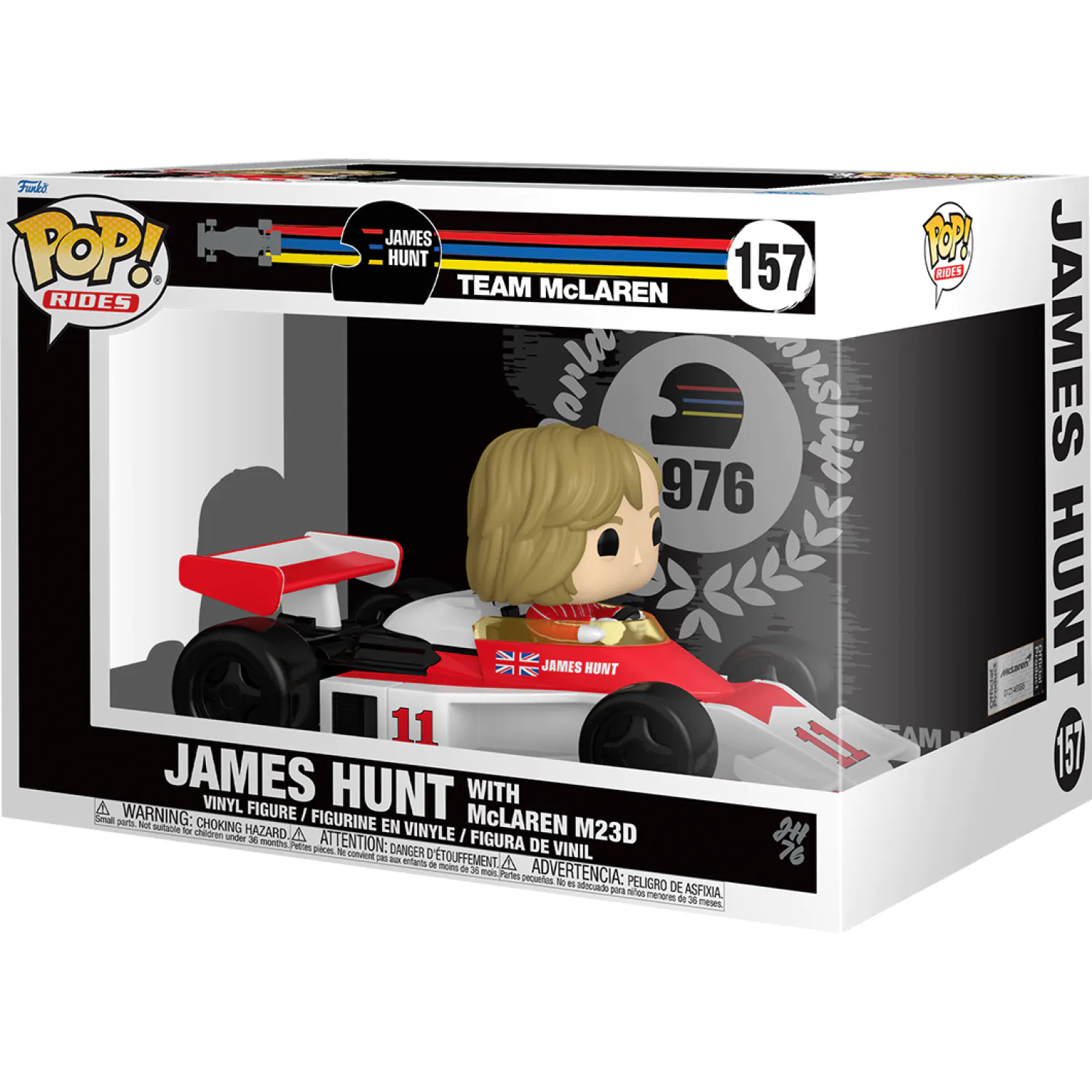 Figurka Funko POP Rides Super Deluxe Racing James Hunt z McLaren M23D zdjęcie produktu