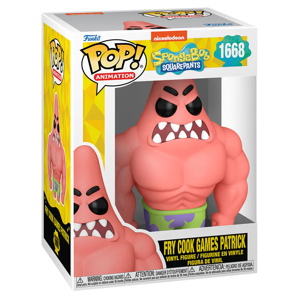 Funko POP figurka Sponge Bob Fry Cook Game Patrick zdjęcie produktu