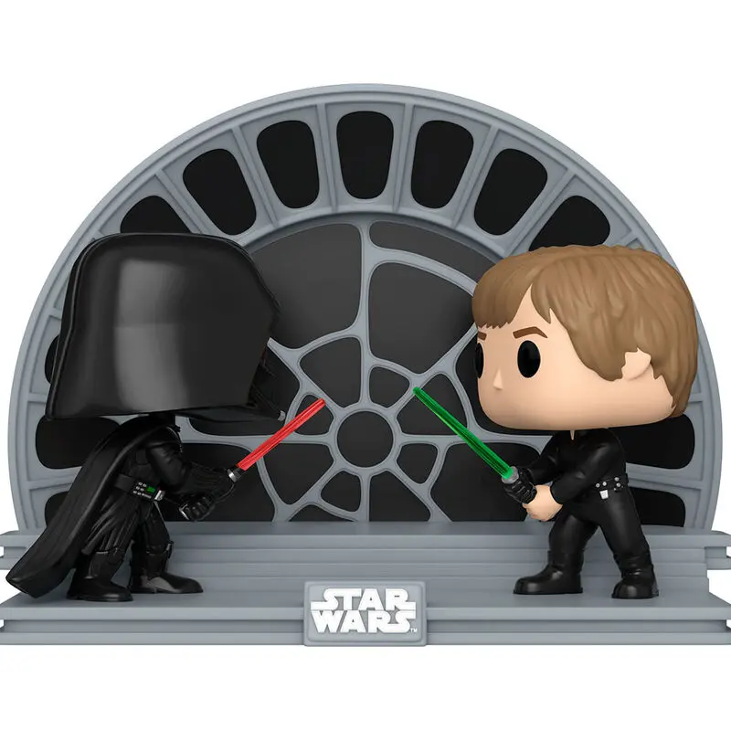 Star Wars: Powrót Jedi 40th Anniversary POP Moment! Figurki winylowe 2-Pack Luke vs Vader 9 cm zdjęcie produktu