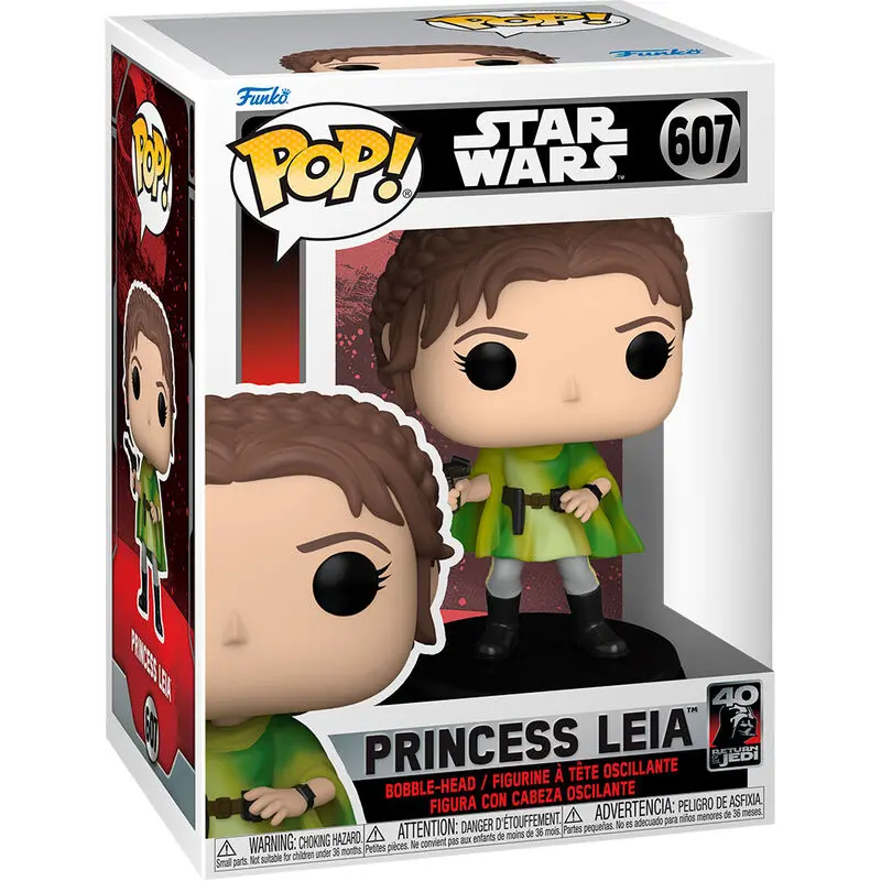 Star Wars: Powrót Jedi 40. Rocznica POP! Figurka Vinyl Leia (BH) 9 cm zdjęcie produktu