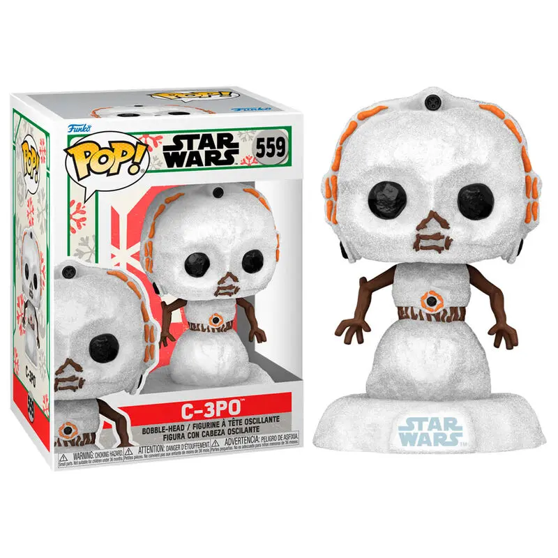 Star Wars Holiday 2022 POP! Heroes Figurka Vinyl C-3PO 9 cm zdjęcie produktu