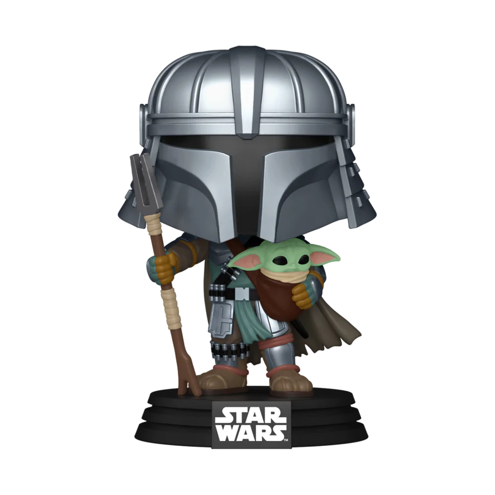 Figurka Funko POP Star Wars Impressions Mandalorian with Grogu Exclusive zdjęcie produktu