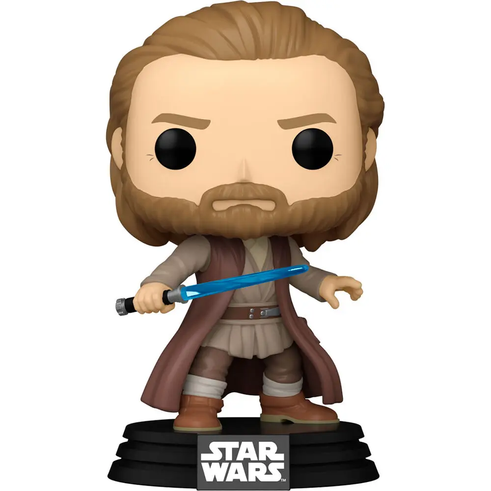 Star Wars: Obi-Wan Kenobi POP! Figurka Vinyl Obi-Wan (battle pose) 9 cm zdjęcie produktu