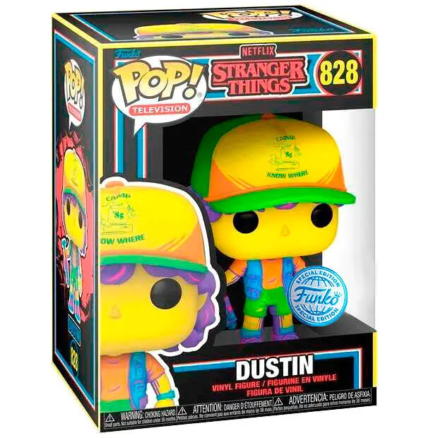 Figurka POP Stranger Things Dustin in Beef Black Light Exclusive zdjęcie produktu